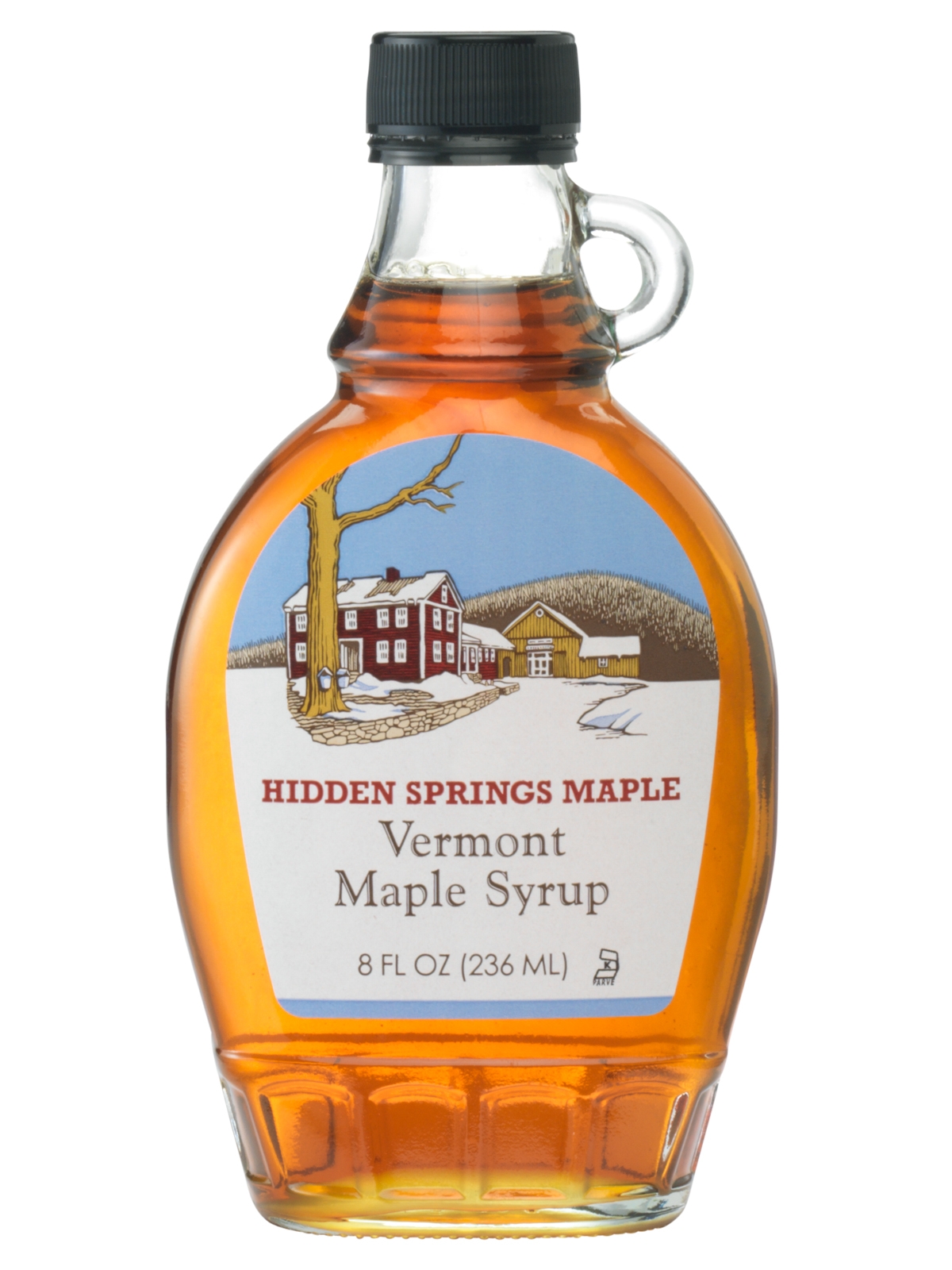 Maple Syrup Glass bottle.
