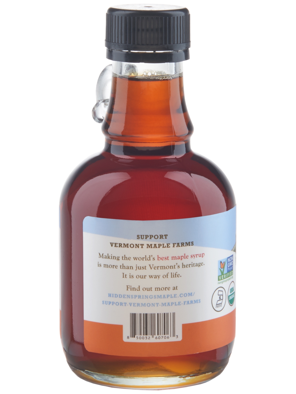 Maple Tapper Glass Maple Syrup Bottles Jars (Set of 3) with (6) Self-Sealing Caps – Reusable Leaf Shaped, Food Grade Canning Bottles 250 mL, 8.4 oz