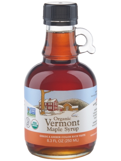 Glass Jug Organic Maple Syrup (250 ml (8.3 oz), Amber Rich)